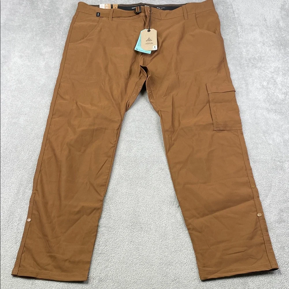 NEW Prana 40/30 Stretch Zion Slim Pant‎ II Men's Sepia Brown Hiking Outdoors